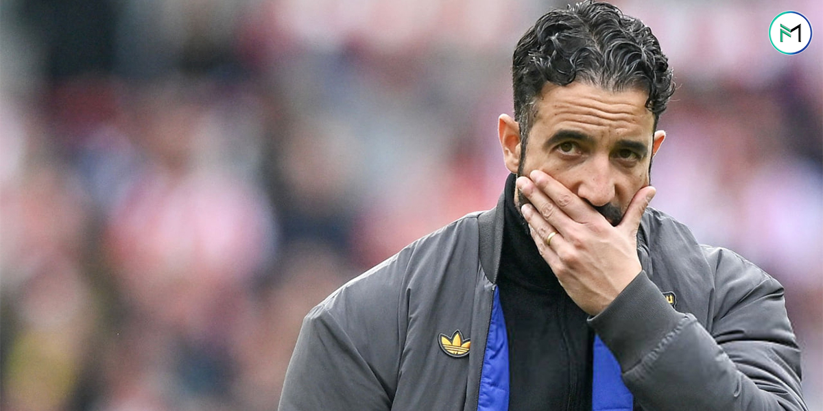 عکس از آموریم سرمربی منچستر یونایتد